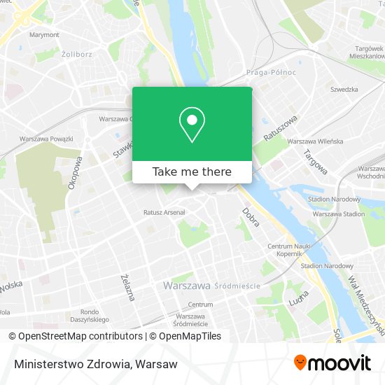 Ministerstwo Zdrowia map