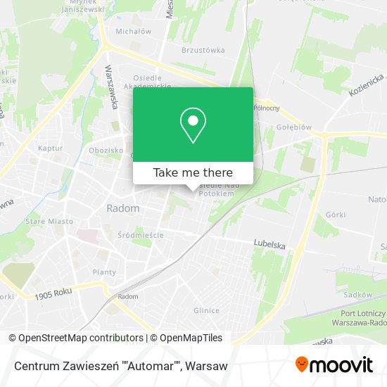 Centrum Zawieszeń ""Automar"" map