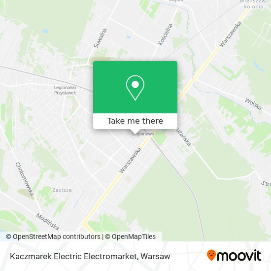 Карта Kaczmarek Electric Electromarket