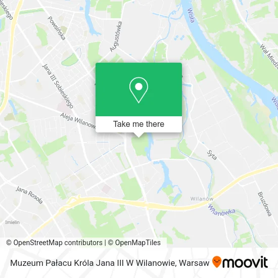 Muzeum Pałacu Króla Jana III W Wilanowie map