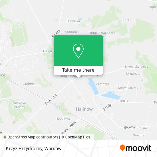 Krzyż Przydrożny map