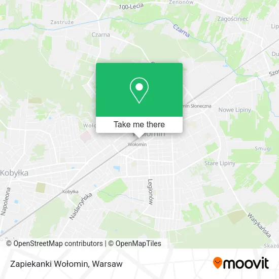 Карта Zapiekanki Wołomin