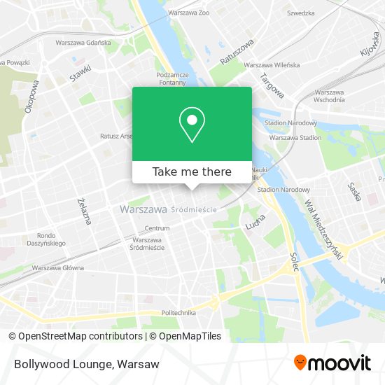 Bollywood Lounge map