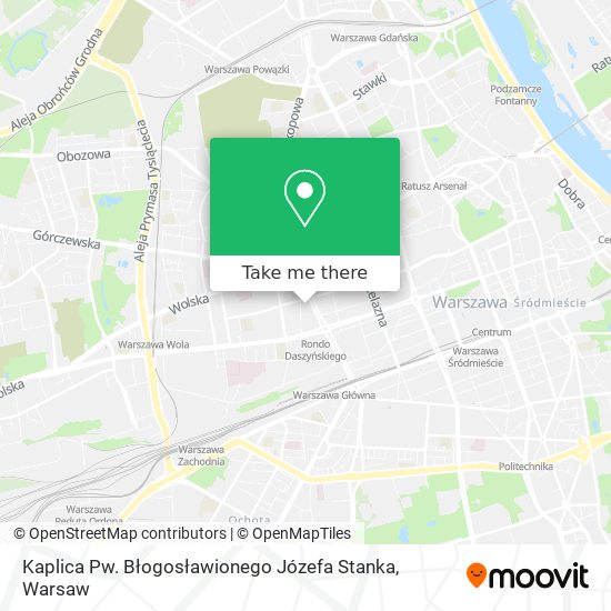 Kaplica Pw. Błogosławionego Józefa Stanka map