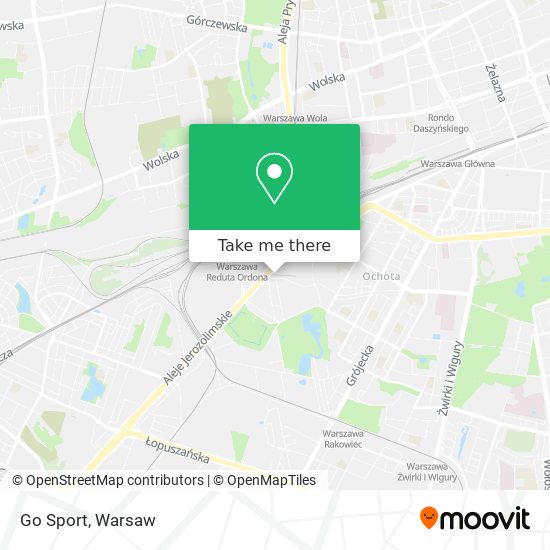 Go Sport map