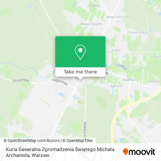 Карта Kuria Generalna Zgromadzenia Świętego Michała Archanioła