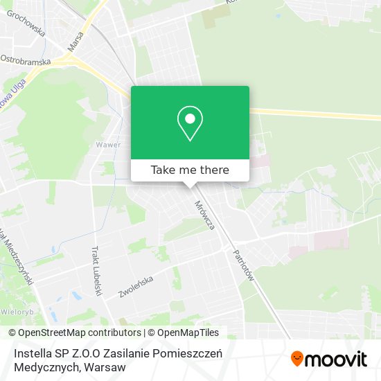 Instella SP Z.O.O Zasilanie Pomieszczeń Medycznych map