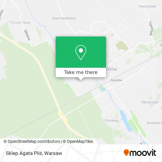 Sklep Agata Pliś map