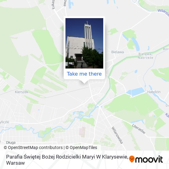 Parafia Świętej Bożej Rodzicielki Maryi W Klarysewie map