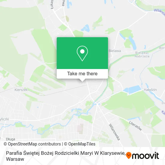 Parafia Świętej Bożej Rodzicielki Maryi W Klarysewie map