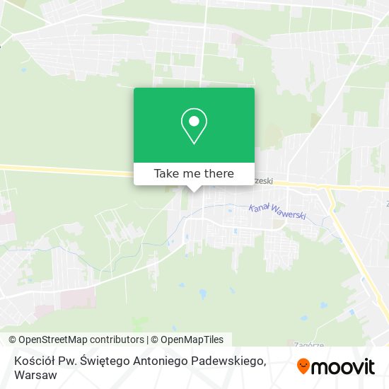 Kościół Pw. Świętego Antoniego Padewskiego map