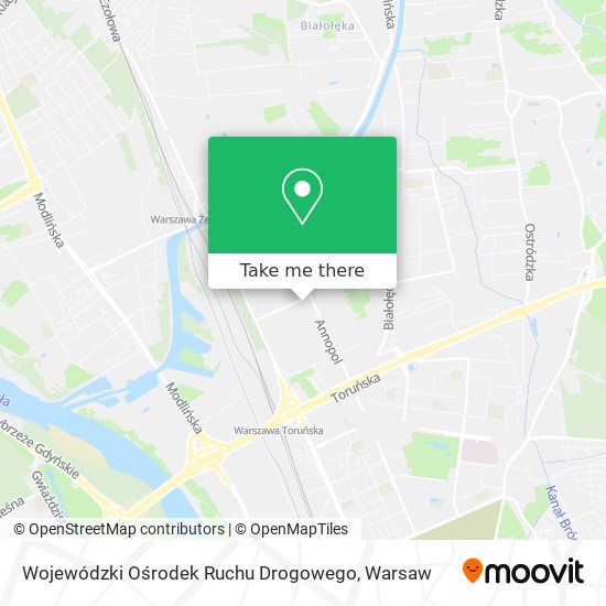 Wojewódzki Ośrodek Ruchu Drogowego map