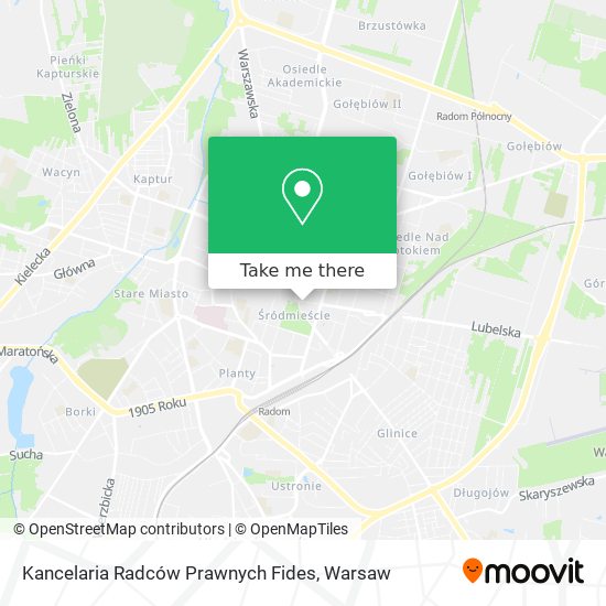 Kancelaria Radców Prawnych Fides map