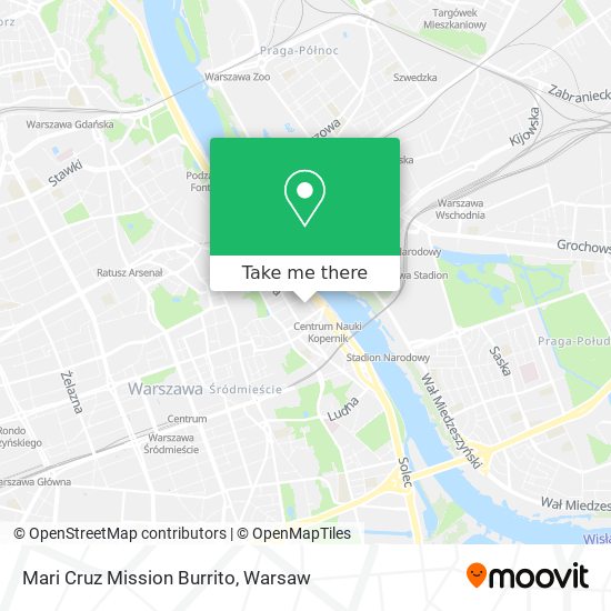 Mari Cruz Mission Burrito map