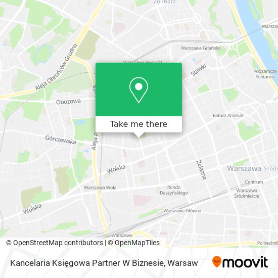 Карта Kancelaria Księgowa Partner W Biznesie