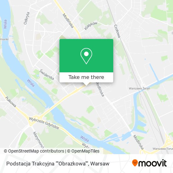 Podstacja Trakcyjna ""Obrazkowa"" map