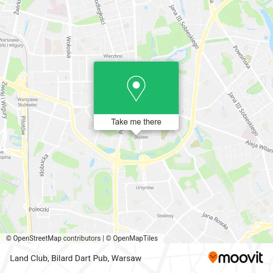 Карта Land Club, Bilard Dart Pub