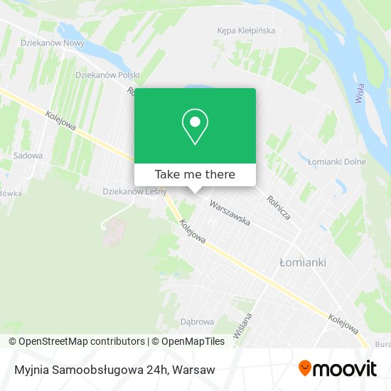 Myjnia Samoobsługowa 24h map