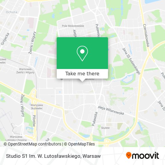 Studio S1 Im. W. Lutosławskiego map