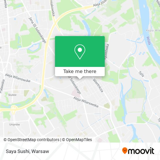 Saya Sushi map