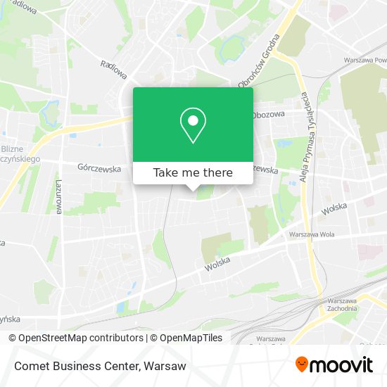 Comet Business Center map