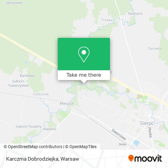 Karczma Dobrodziejka map