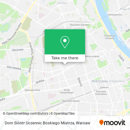 Dom Sióstr Uczennic Boskiego Mistrza map