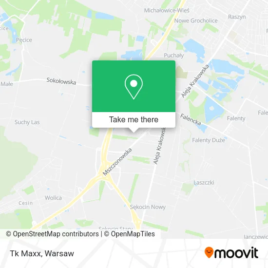 Tk Maxx map