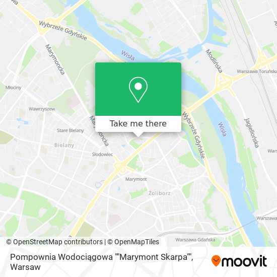 Pompownia Wodociągowa ""Marymont Skarpa"" map