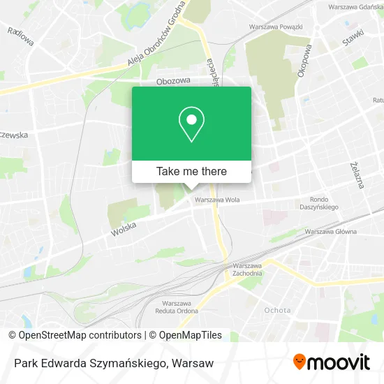 Park Edwarda Szymańskiego map