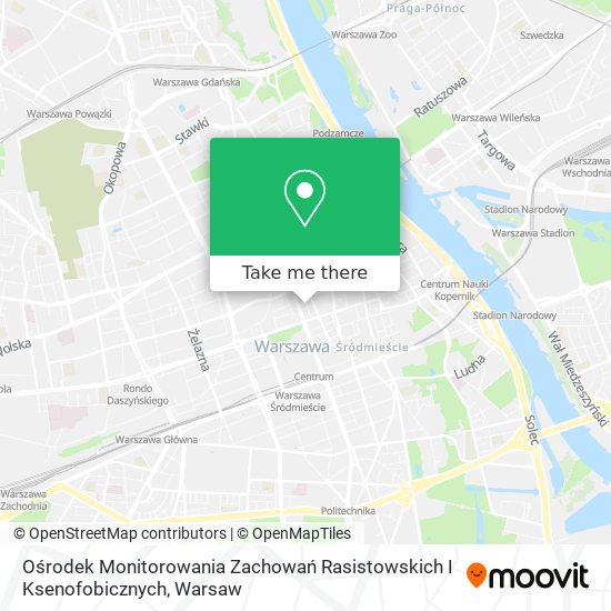 Ośrodek Monitorowania Zachowań Rasistowskich I Ksenofobicznych map