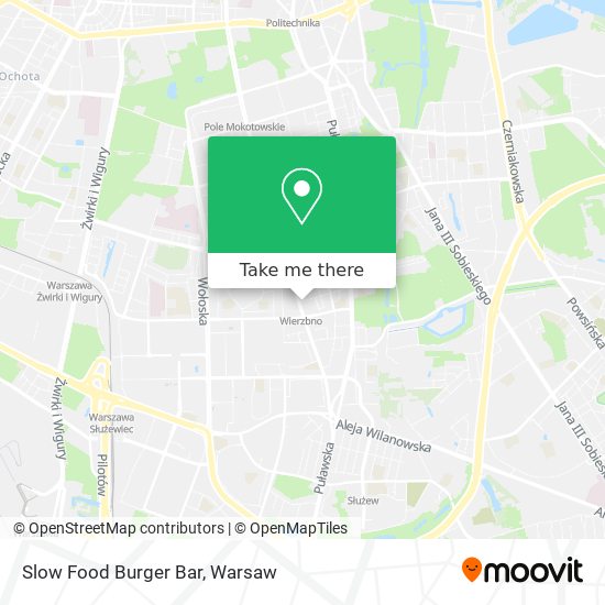 Карта Slow Food Burger Bar