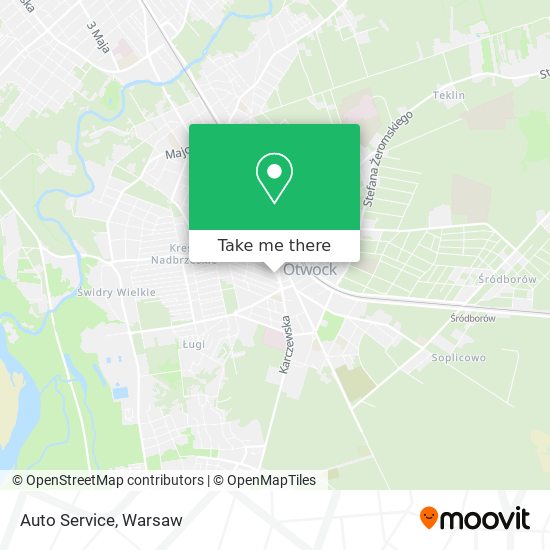 Auto Service map