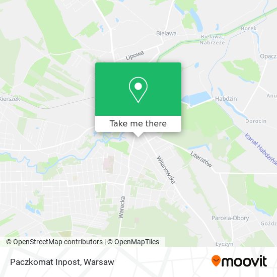 Paczkomat Inpost map