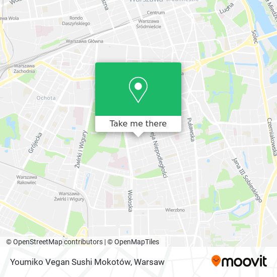 Карта Youmiko Vegan Sushi Mokotów