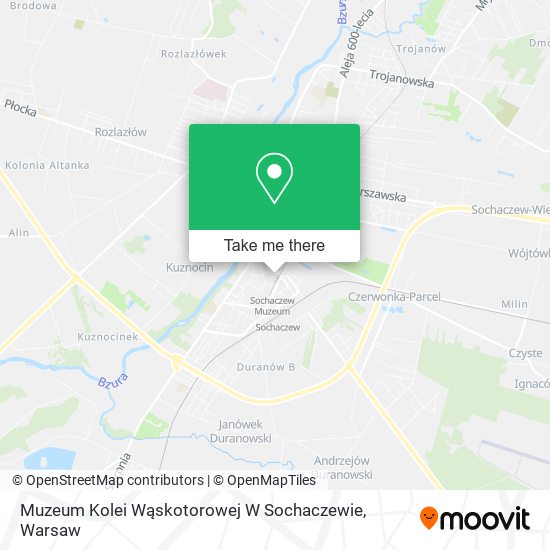 Muzeum Kolei Wąskotorowej W Sochaczewie map