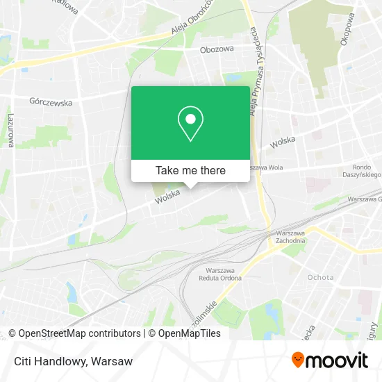 Citi Handlowy map