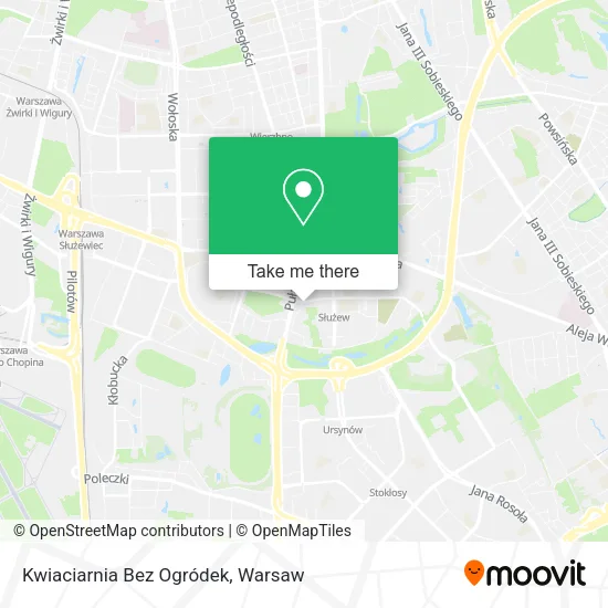 Kwiaciarnia Bez Ogródek map
