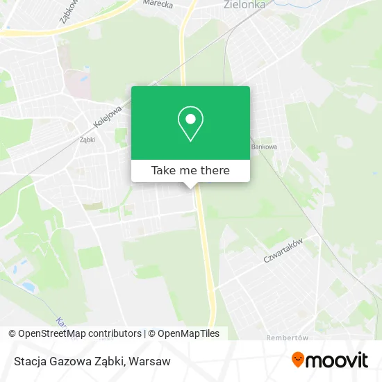 Stacja Gazowa Ząbki map