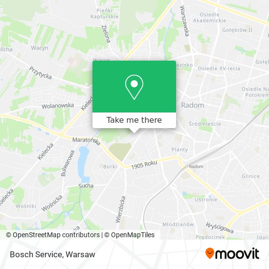 Bosch Service map