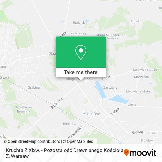 Kruchta Z Xixw. - Pozostałość Drewnianego Kościoła Z map