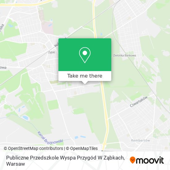 Publiczne Przedszkole Wyspa Przygód W Ząbkach map