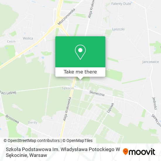 Szkoła Podstawowa Im. Władysława Potockiego W Sękocinie map