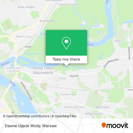 Dawne Ujęcie Wody map