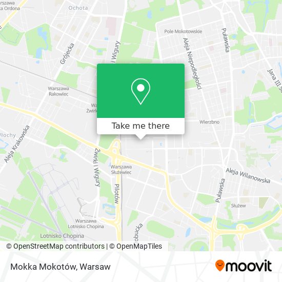 Карта Mokka Mokotów