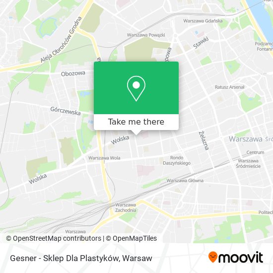 Gesner - Sklep Dla Plastyków map