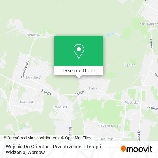 Wejscie Do Orientacji Przestrzennej I Terapii Widzenia map