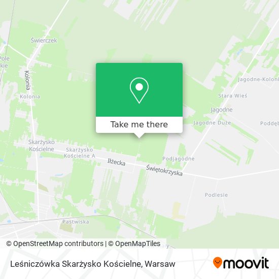 Leśniczówka Skarżysko Kościelne map