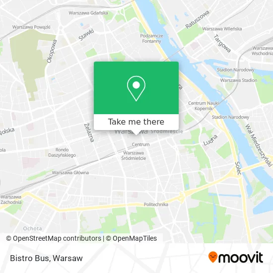 Карта Bistro Bus