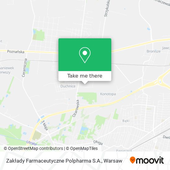 Zakłady Farmaceutyczne Polpharma S.A. map